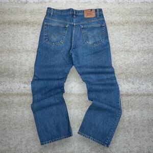 Vintage Levis 517 Jeans Bootcut Flared Fit Medium Wash Denim 100% Cotton 90s